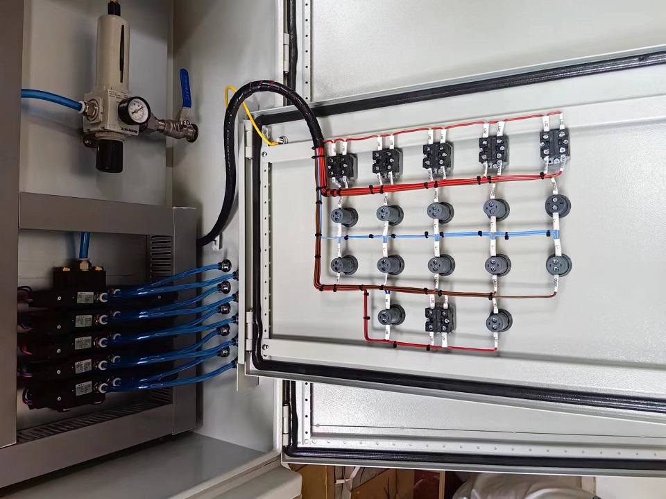 环保行业用电磁阀箱电气控制系统